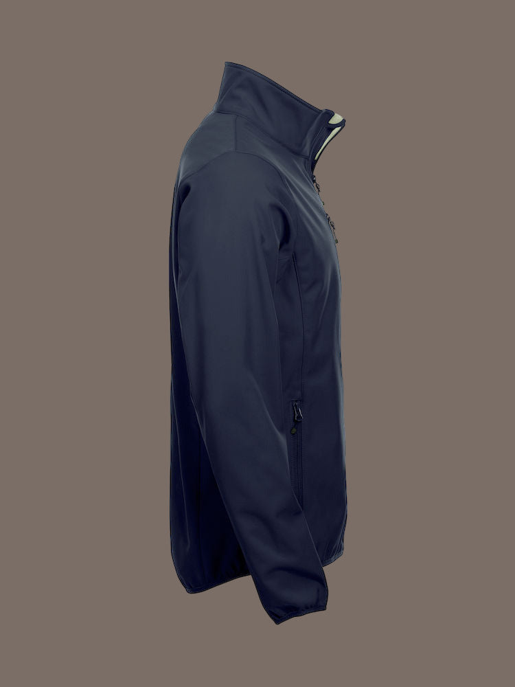 Clique Classic Softshelljacka Marinblå