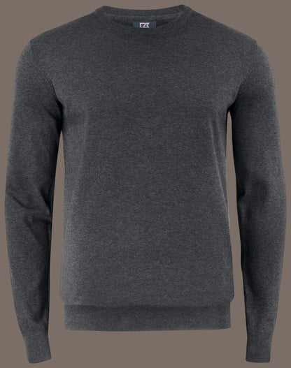 Cutter & Buck Oakville Crewneck – Stickad tröja i stora storlekar
