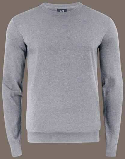 Cutter & Buck Oakville Crewneck – Stickad tröja i stora storlekar