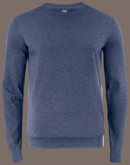 Cutter & Buck Oakville Crewneck – Stickad tröja i stora storlekar
