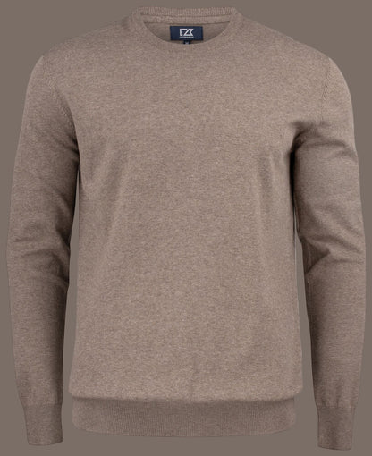 Cutter & Buck Oakville Crewneck – Stickad tröja i stora storlekar