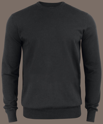 Cutter & Buck Oakville Crewneck – Stickad tröja i stora storlekar