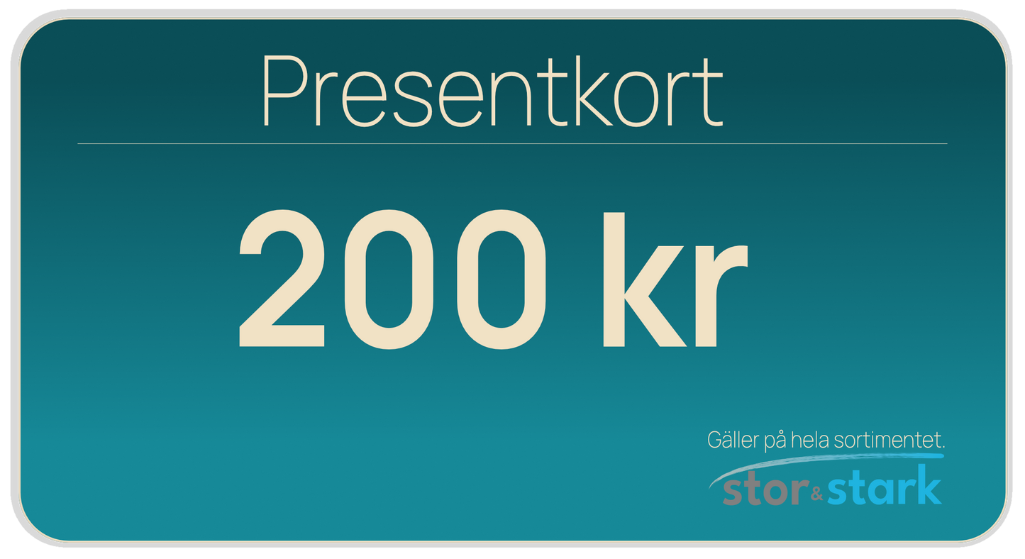 Stor & Stark presentkort