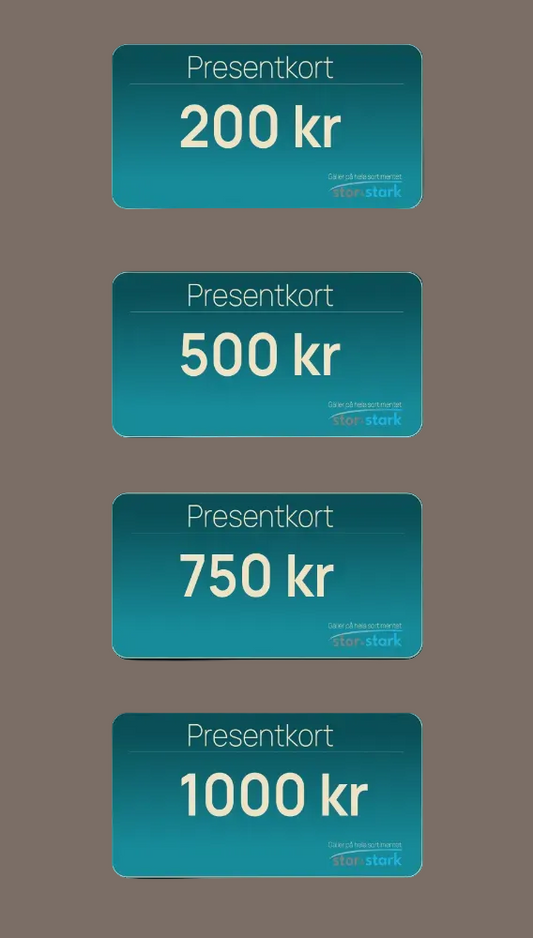Stor & Stark presentkort