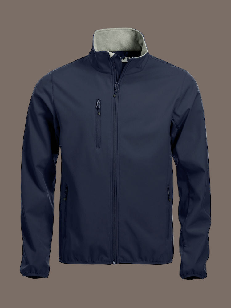 Clique Classic Softshelljacka Marinblå