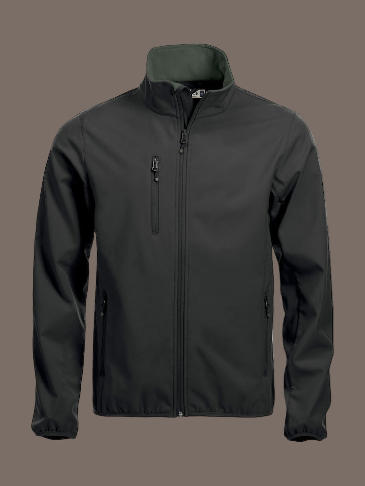 Clique Classic Softshelljacka Svart