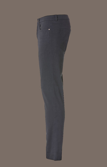 Clique Twill bomullsbyxa med stretch (Gråmörkgrön, Pistolfärgad)